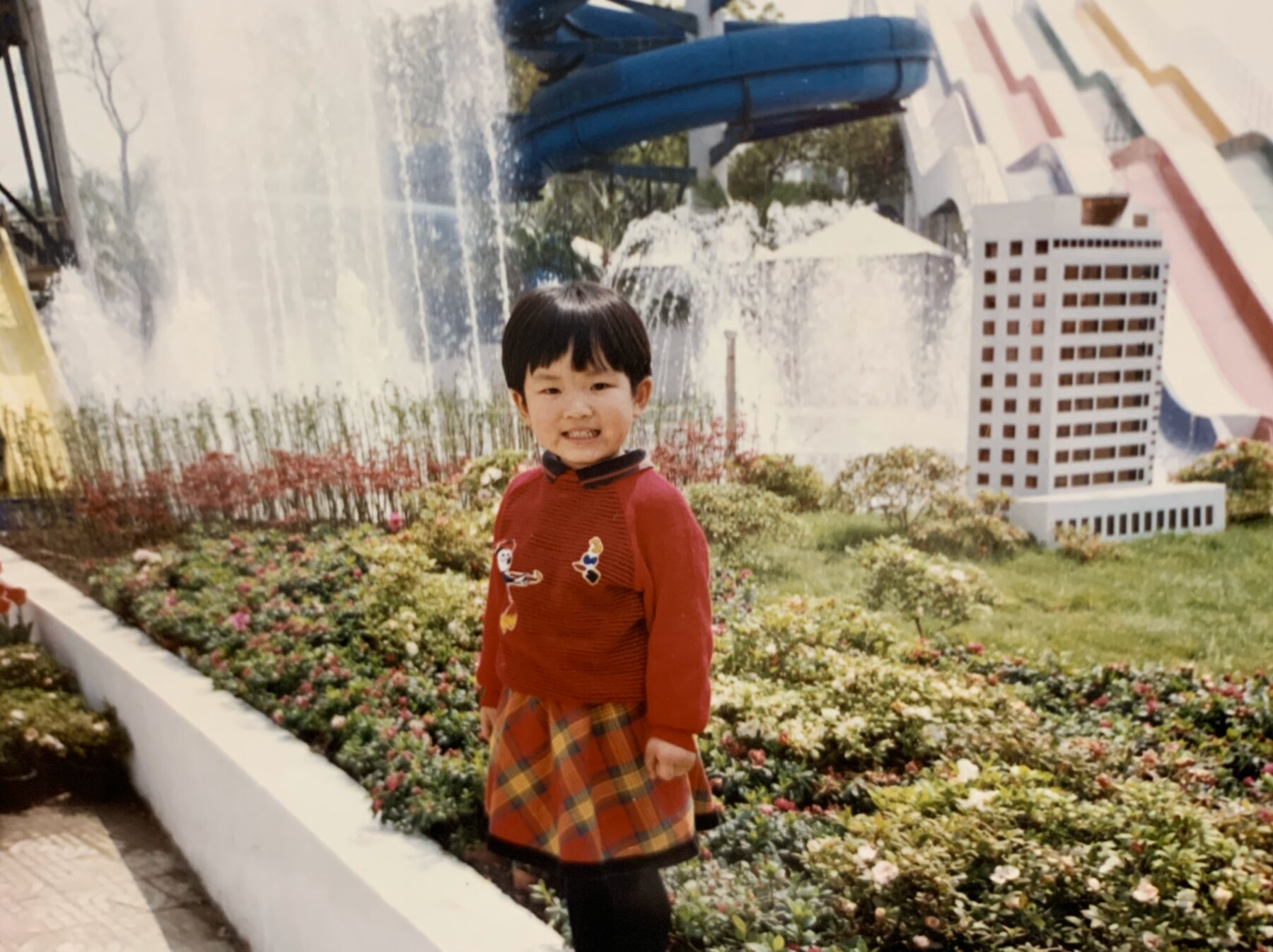 Ashley as a child in Shanghai